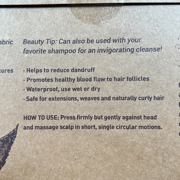 3-PIECE SPA SET - hair turban, scalp massage, and exfoliating. - Picture 8 of 11